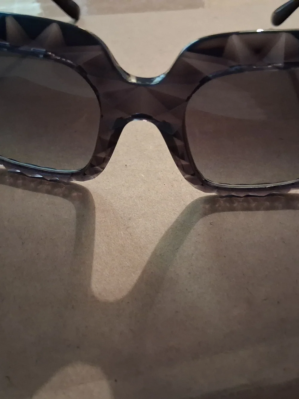 Dolce And GABBANA Women’s Oversized Gray Sunglasses